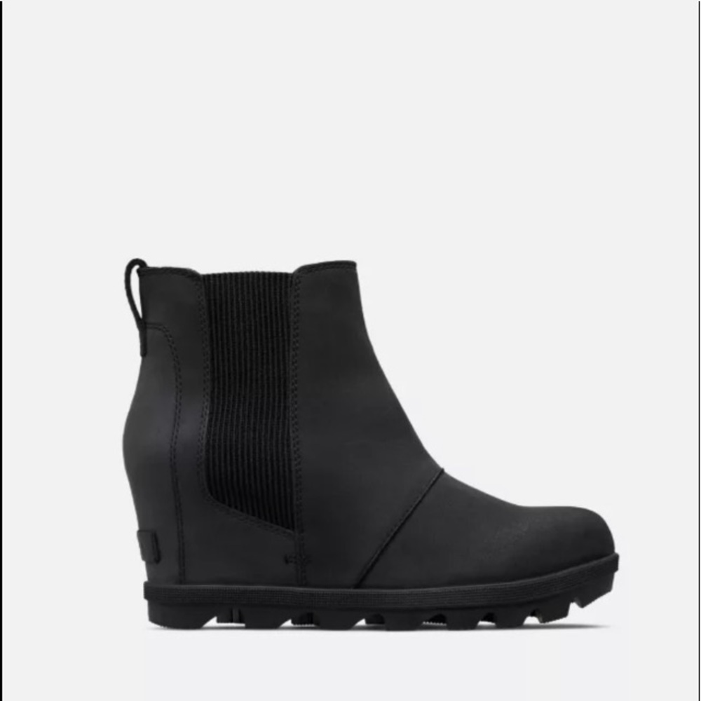 Sorel Joan of Arctic Wedge II Chelsea Bootie Leather 10 Winter Fall Gorpcore - Picture 12 of 15